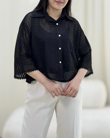 ست دو تیکه مهرا دانتل