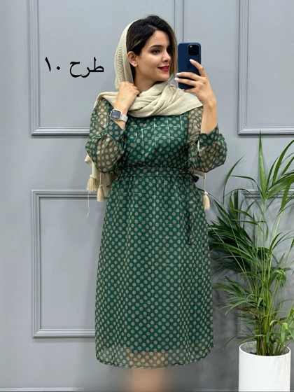 پیراهن حریر میدی 323