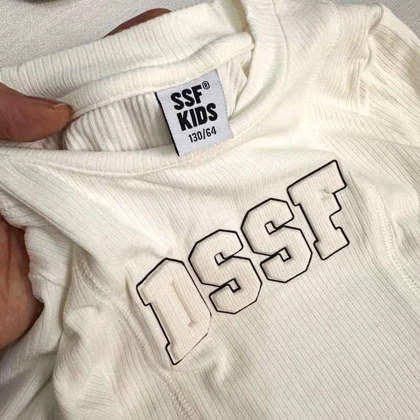 بلوز بچه گانه زیرسارافونی سفید کشی اورجینال