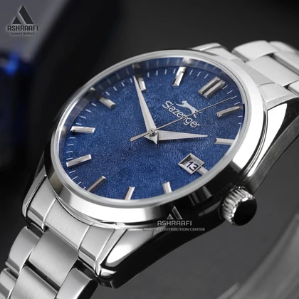 ساعت اسلازنجر صفحه سورمه ای Slazenger SL.09.2520.1.03