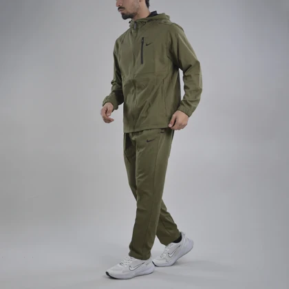 ست سویشرت و شلوار گرمکن اسپرت نایک مدل 17008 یشمی