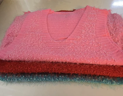 تاپ مجلسی بافت زنانه ودخترانه