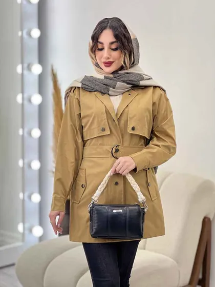 بارانی ژیله دار ساینا