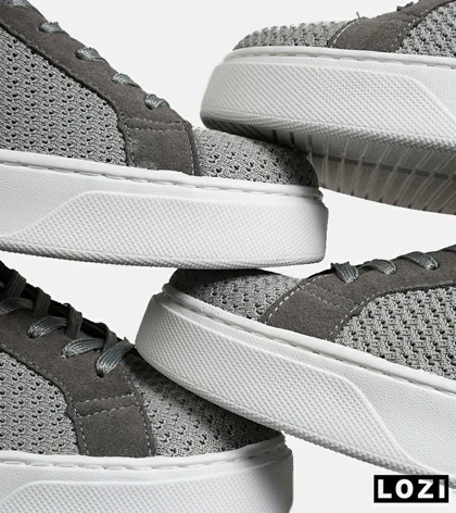 کفش کتانی کژوال مردانه خاکستری ZARA مدل 7144