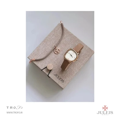 ساعت مچی زنانه جولیوس JULIUS مدل JA-1436B با پک هدیه
