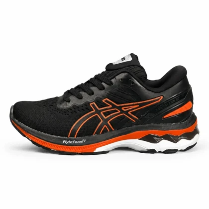 کتانی زنانه مدل اسیکس رانینگ مشکی نارنجی Asics
