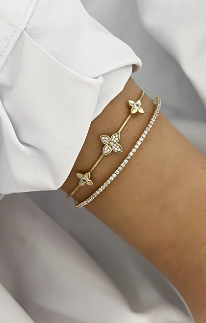 دستبند جواهری سواروسکی دخترانه 826