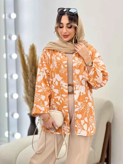 شومیز طرح دار پارمیدا