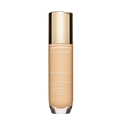 کرم پودر صورت کلارنس مدل Everlasting شماره 114N مناسب انواع پوست حجم 30 میلی‌لیتر