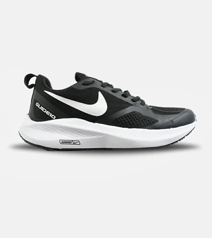 کفش کتانی بزرگ پا مشکی سفید Nike guide 10