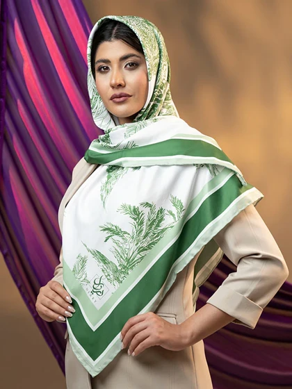 روسری نخ جنگل ایرانی