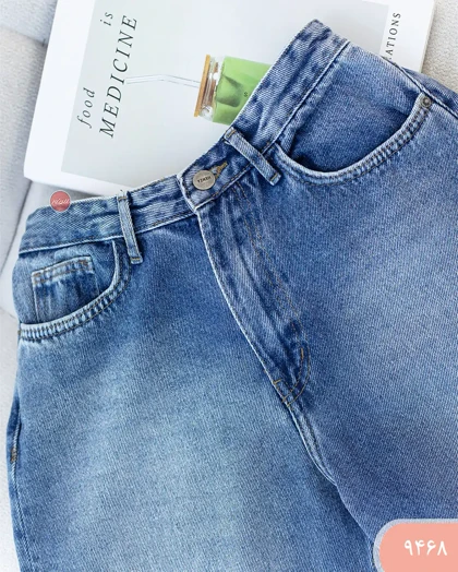 شلوار جین کراپ بگ 9468