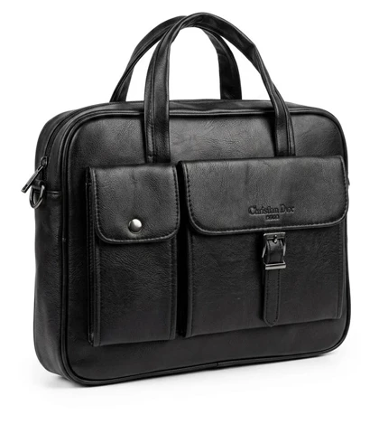کیف اداری چرم مصنوعی دوجیب جا موبایلی Christian Dior