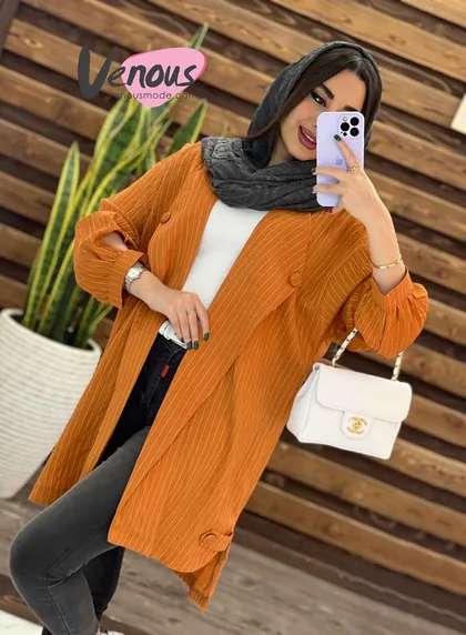مانتو کتی یقه برگردون