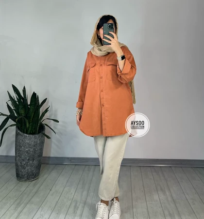 مانتو جین رنگی چشمه 2