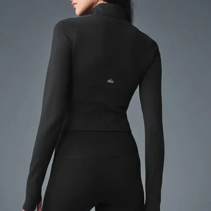 سویشرت الویوگا Aloyoga مدل Airbrush Corset Full Zip