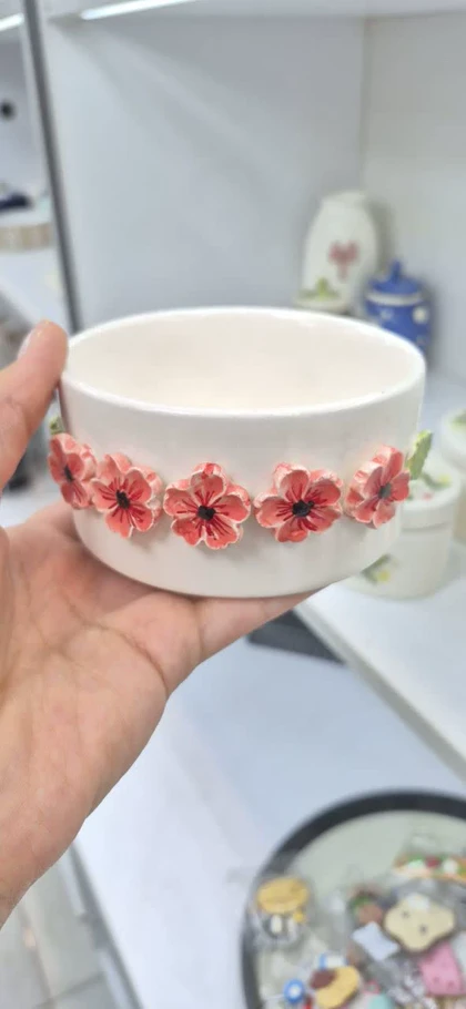 ست هفت پارچه سرامیک برجسته