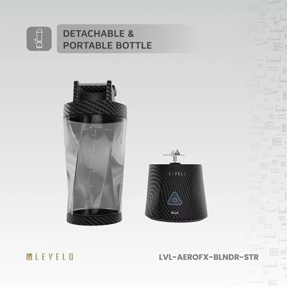 شیکر شارژی مسافرتی LEVELO مدل AeroFlex