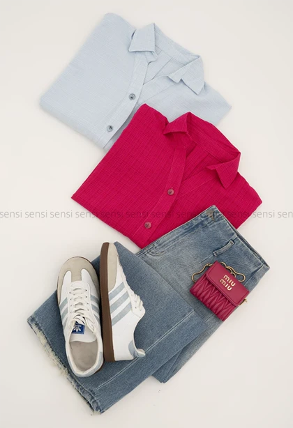 شومیز پارمیس کادنزا لینن کد1005253