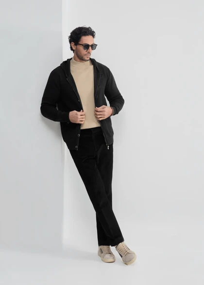 سویشرت کلاه دار knit