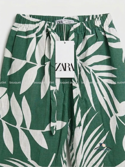 شلوار بگ طرح دار ZARA