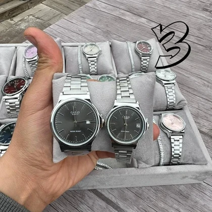 ست ساعت مچی زنانه مردانه کاسیو اولدمانی