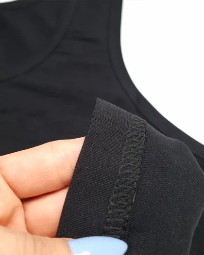 تاپ زنانه رکابی ساده پنبه لاکرا سیلکا