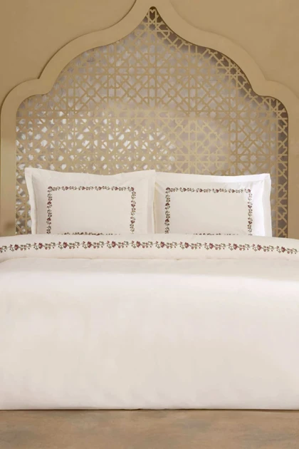 سرویس روتختی دو نفره Karaca Home مدل Merlith پلی‌استر - سفید