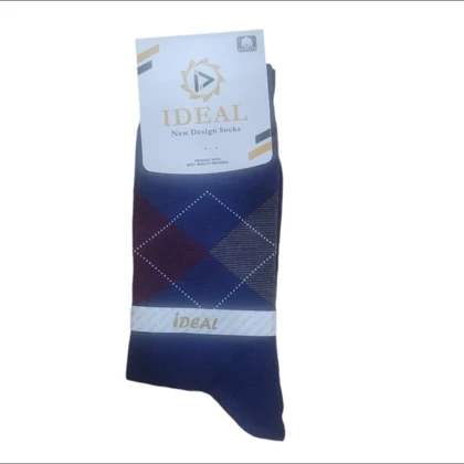 جوراب مردانه ساق‌دار طرح اسکاچ برند ایدآل