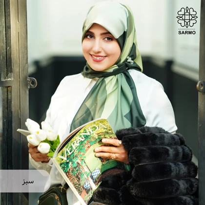 روسری ساتن ابریشم ابرا