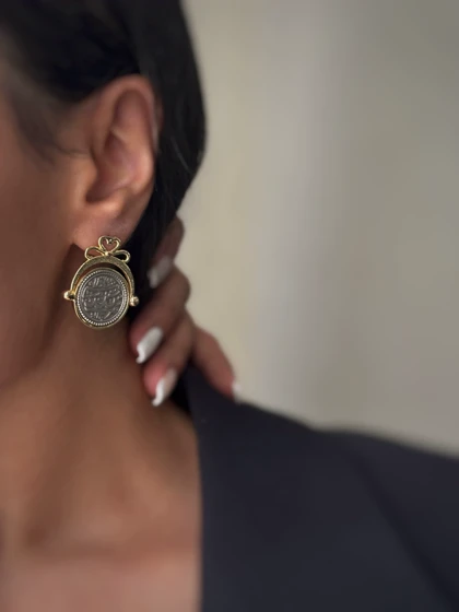 ست گردنبند و گشواره سکه