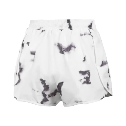 شلوارک کشاله دار ورزشی زنانه مدل 020 سفید بنفش