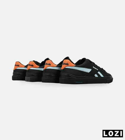 کفش کتانی کلاسیک مشکی آبی Reebok Classic Leather Review