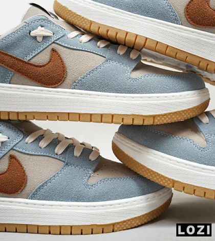 کفش کتانی مردانه طوسی آبی قهوه ای نایک NIKE SB