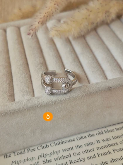 انگشتر جواهری فری سایز 15 مدل