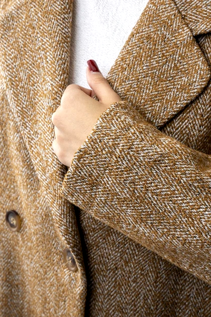 کت بیسیک یقه برگردان زنانه