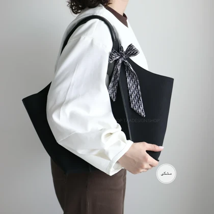 کیف زنانه بزرگ مدل پاپلو جیر