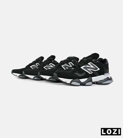 کفش کتانی مردانه و زنانه مشکی سفید NEW BALANCE 9060