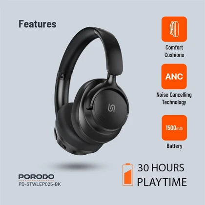 هدفون بلوتوثی و سیمی ZEN 5.3 پورودو PD-STWLEP025-BK