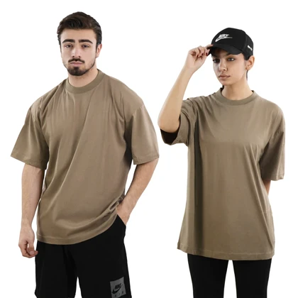 تیشرت اسپرت بیسیک مدل SPL-4M1248 خاکی