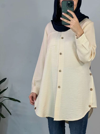 مانتو دکمه دار آواز