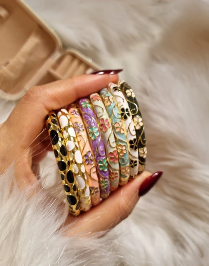 بنگل و انگشتر میناکاری M2