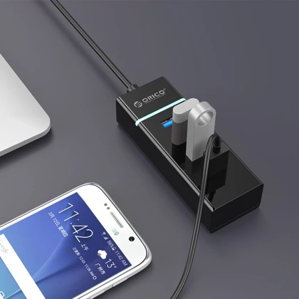 هاب USB 3.0 چهار پورت ORICO اوریکو مدل W6PH4-U3-V1