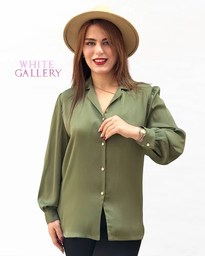 شومیز ساتن ترک نازگل کد (811)