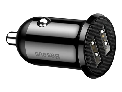 شارژر فندکی فست شارژ ماشین 24 وات بیسوس CCALLP-01/02