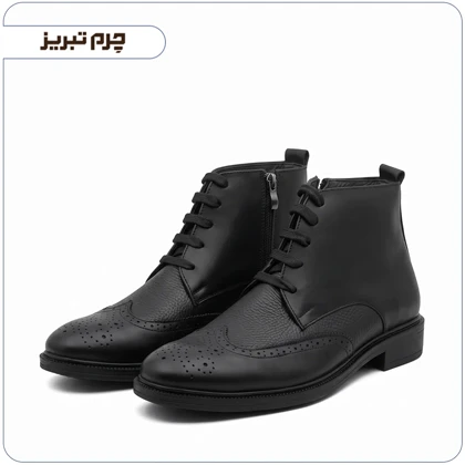 نیم بوت چرم طبیعی مردانه مدل اوپال