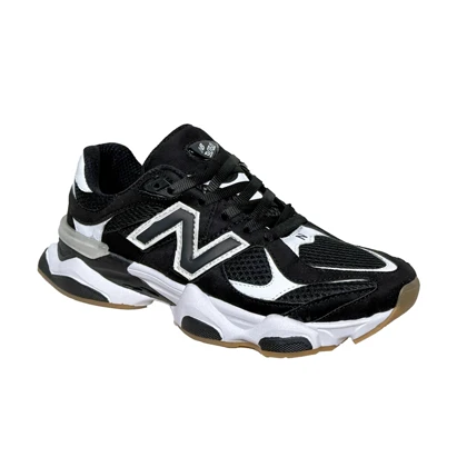 کتانی اسپرت مردانه مدل نیوبالانس 9060 Newbalance رنگ مشکی سفید کد 51417