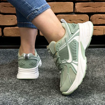 کتانی اسپرت زنانه مدل نایک NIKE رنگ یشمی