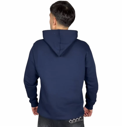 هودی سرمه ای پنبه سه نخ اسپرت