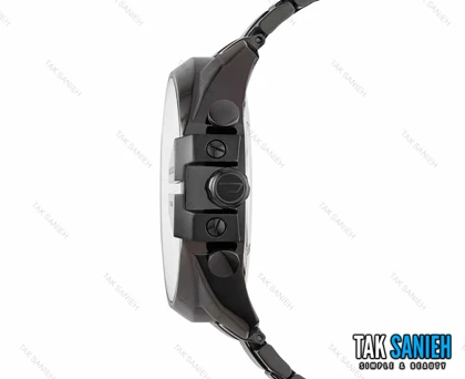 ساعت مچی دیزل شاخدار مردانه مشکی سرمه ای Diesel-2688-G
